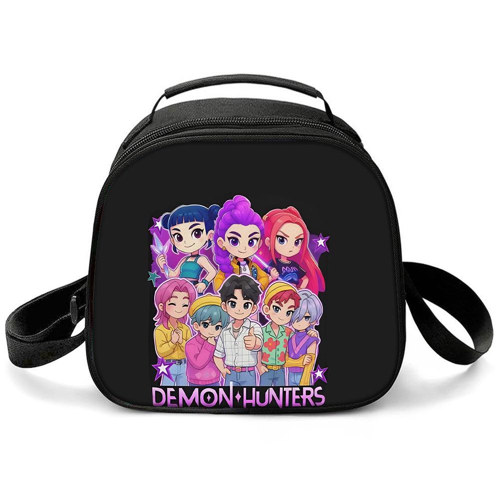 KPOP Witch Hunters Printed Cartoon Student Warm Lunch Bag Messenger Bag