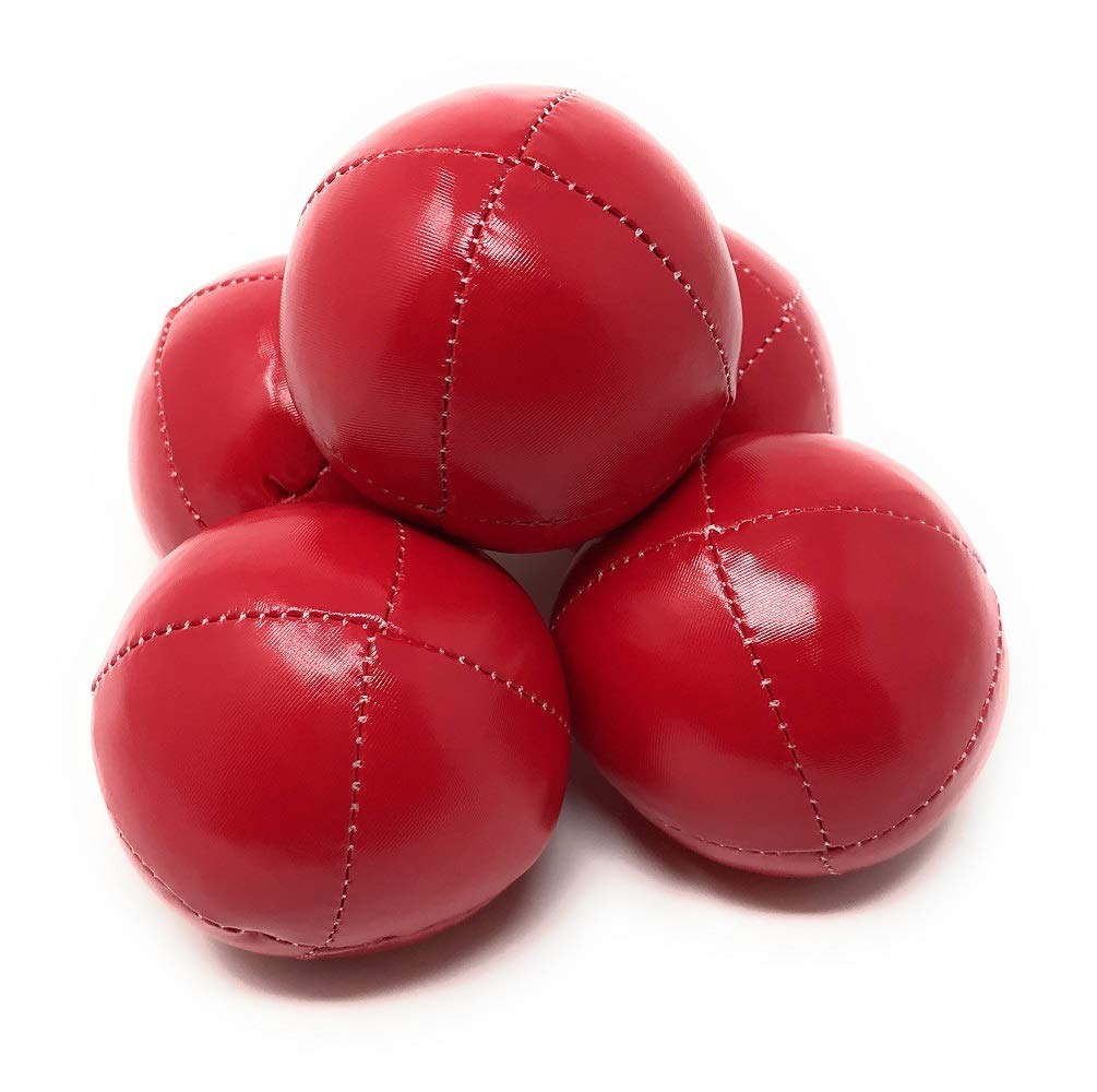 

Infinity Pro Joe Bean Bag Juggling Juggle 4 Fun Pack of Balls, 60mm, 85g, (Red, 5)