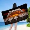 Retro Popular M-metallicaS Band Microfiber Printed Beach Towel Mountain Climbing Yoga Beach Swimming Running Absorbent Towel