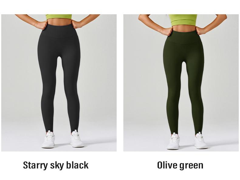 2025 Cloud Feel High Waist Yoga Pants for Women: Brushed Fabric, No Visible Lines, Pocket Design, Peach Lift, Full Length