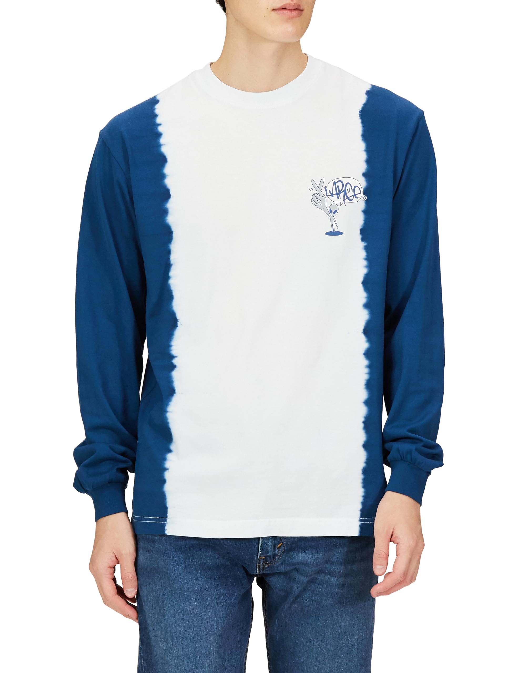 

TIE DYE TEE NAVY S [Extra Large] T-shirt L/S Men s тёмно-синий
