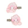 Sanrio My Melody Acrylic Hair Clip (White Strawberry Tea Time) Japan NEW