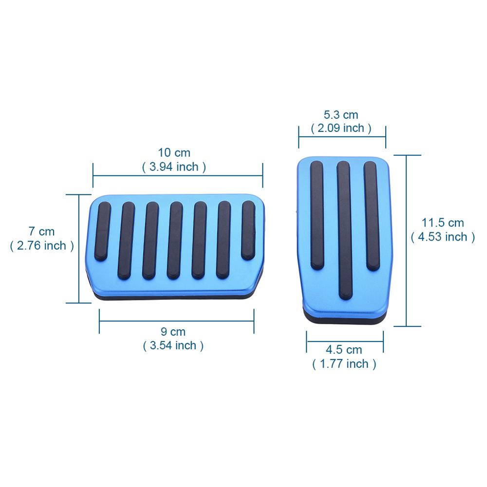 Footrest Plates Covers for Tesla Model 3 2017-2021, Electric Vehicle Pedal Protection Covers