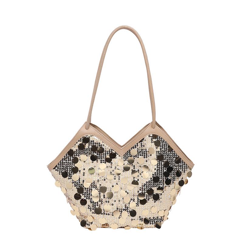 Women's Lux Sequin Shoulder Bag - 2026 Summer Collection