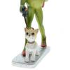 Cute Frogs Dog Resin Figurine Contemporary Animal Sculpture Funny Statue Gift Perfect For Home Liveing Room Display