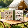Schlangen und Leitern – Spiel mit automatischem Schlangenmechanismus, versteckten Würfeln, sofortigem Spielstart, Brettspiel im Buchstil, kompaktes Strategie-Spielset