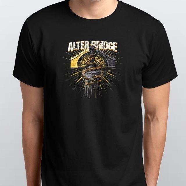 Men's and Women's T-shirts Alter Bridge Band Music Mens Unisex T-SHIRT S M L XL XXL 3 4 XL Black