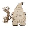 10 Pcs Christmas Dwarf Wooden Decorations for Windows Trees Hanging Decorations
