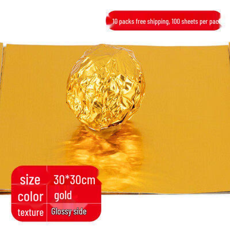 Food Grade Gold Aluminum Foil Wrapping Paper