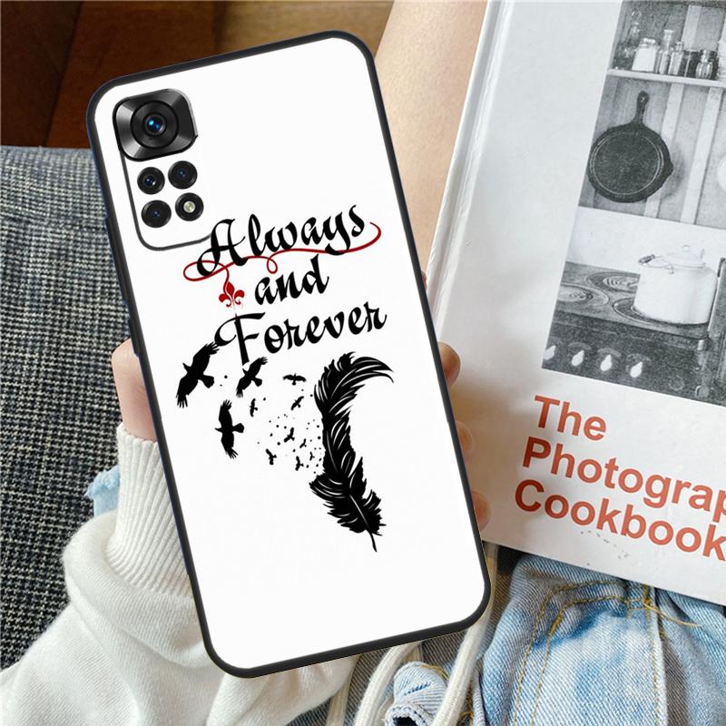 The Vampire Diaries Always Forever Case For Xiaomi Redmi Note 12 10 9 11 Pro 9S 10S 11S 12S Cover For Redmi 12 9C 10C 12C 13C