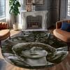 1pc Pennywise1 Print Round Carpet Chair Round Carpet Suitable for Bedroom Living Room Home Decorative Carpet