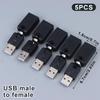 USB-Adapter von Stecker auf Buchse 360 Grad drehbar Schwenkbar Flexible Verbindung für effizientes Schreibtisch-Setup Homeoffice
