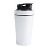 Stainless Steel Protein Shaker Cup Gym Fitness Shakes Bottle 500ml/750ml Portable Mixing Bottle with Steel Ball And Scale