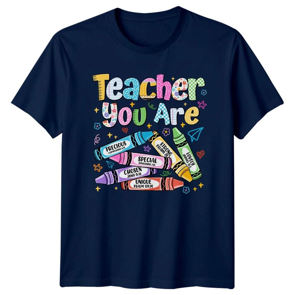 Teacher YOU ARE Precious Strong Lovely Teacher Appreciation Graphic Unisex Tee