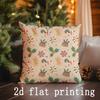 Home Decor Christmas-Themed Pillowcase Patterns Suitable For Sofa Bedroom Car Pillow Cover Cushion Rectangular Back Cushion