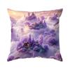 Vintage Purple Lavender Series Printing Throw Pillow Cushion Cover Seat Car Home Decor Sofa Bed Decorative Pillowcase
