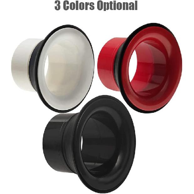 Kick Drum Enhancer, Bass Drum Enhancer Adjustable ABS Rubber Bass Drum Kick Enhancer with Protection Sticker Bass Drum Head Port Hole Protector