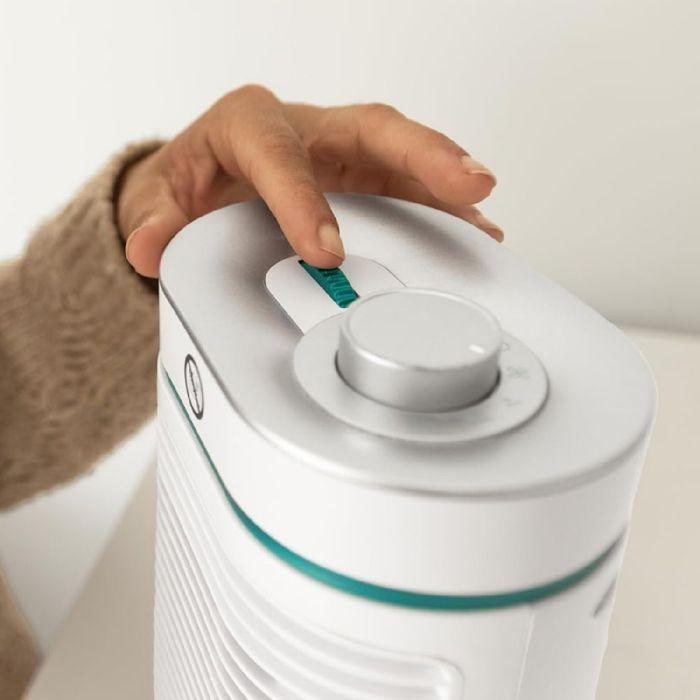 Cecotec chauffage en céramique de table readywarm 1550 max ceramic rotate, 1500 w, oscillation