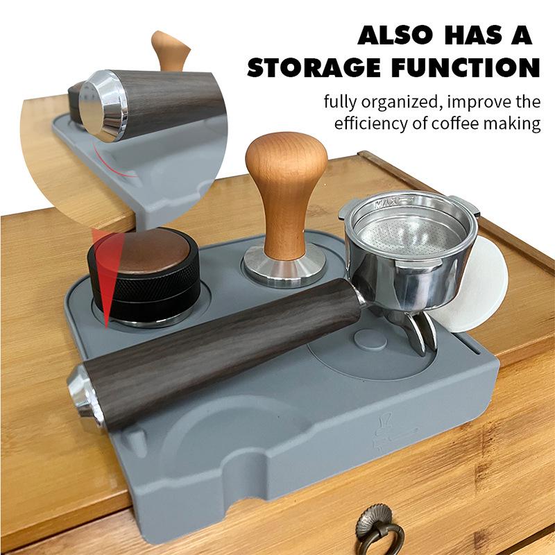 Silicone Anti-slip Coffee Tamper Pad Set