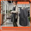 Hair Salon Technician Apron for Dyeing and Perming In Pure Black