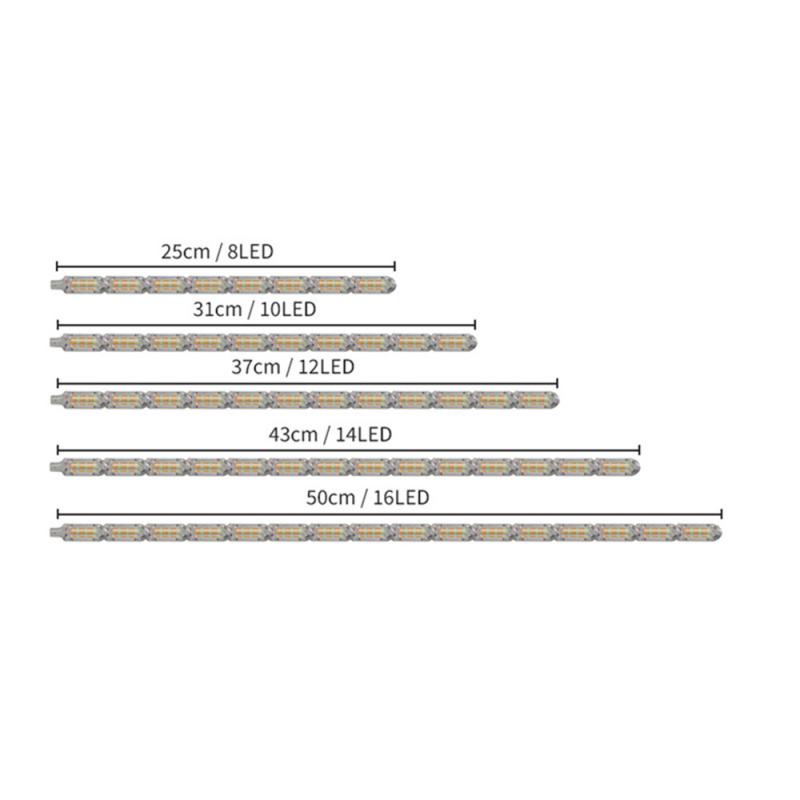 2/1 buc. Lumină de zi LED super luminoasă, rezistentă la apă, flexibilă, DRL, streamer, lampă de semnalizare, benzi de lumină pentru faruri