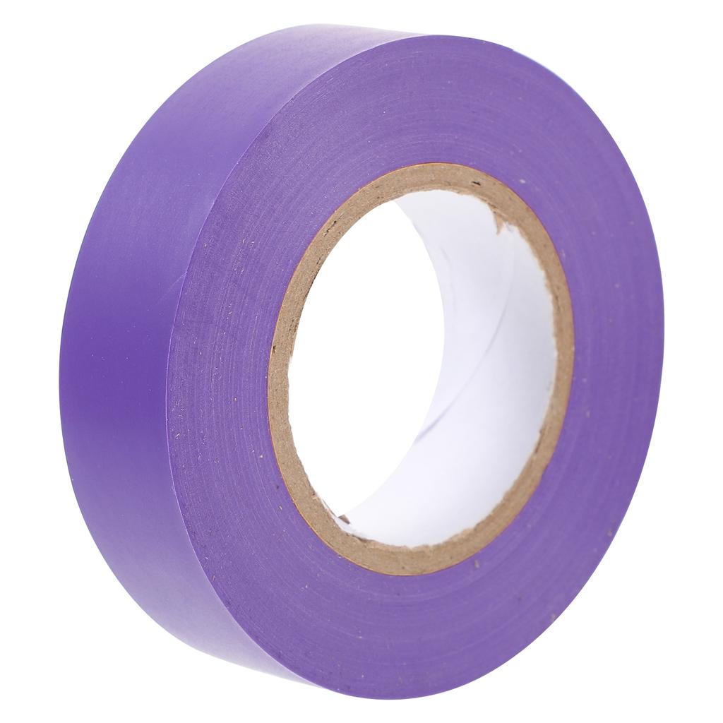 19mm 20m Lila PVC Elektro-Isolierband Selbstklebend Drahtumwicklung Elektriker Werkzeugzubehör Isoliertes Stoffband Für