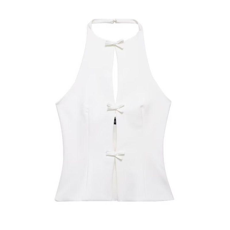 Kaslead New Arrival Women's Clothing Fashion Style Fashion Hanging Collar Tops Culottes 4772009 3152502