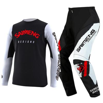 Motocross Gear Set for Kids Youth Jersey Pant Kits Child Green Motorcycle Black 3 4 5 6 7 8 9 10 Year Off-road Suit Blue Orange Enduro Cross Boy Girl