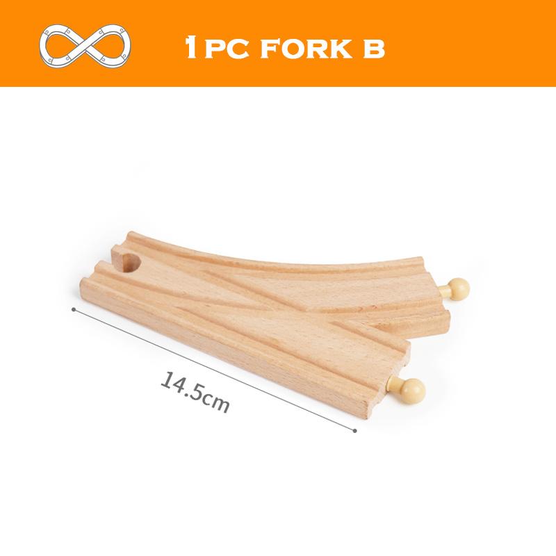 All Kinds Wooden Track Accessories Beech Wood Railway Train Track Toys Fit for Biro All Brands Wooden Tracks Toys for Kids Gifts