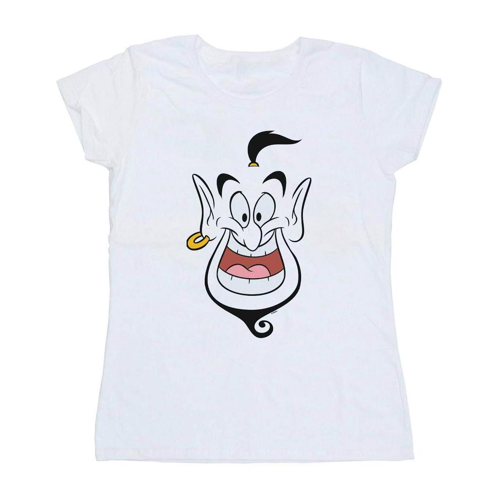 Disney Womens/Ladies Aladdin Genie Face Cotton T-Shirt