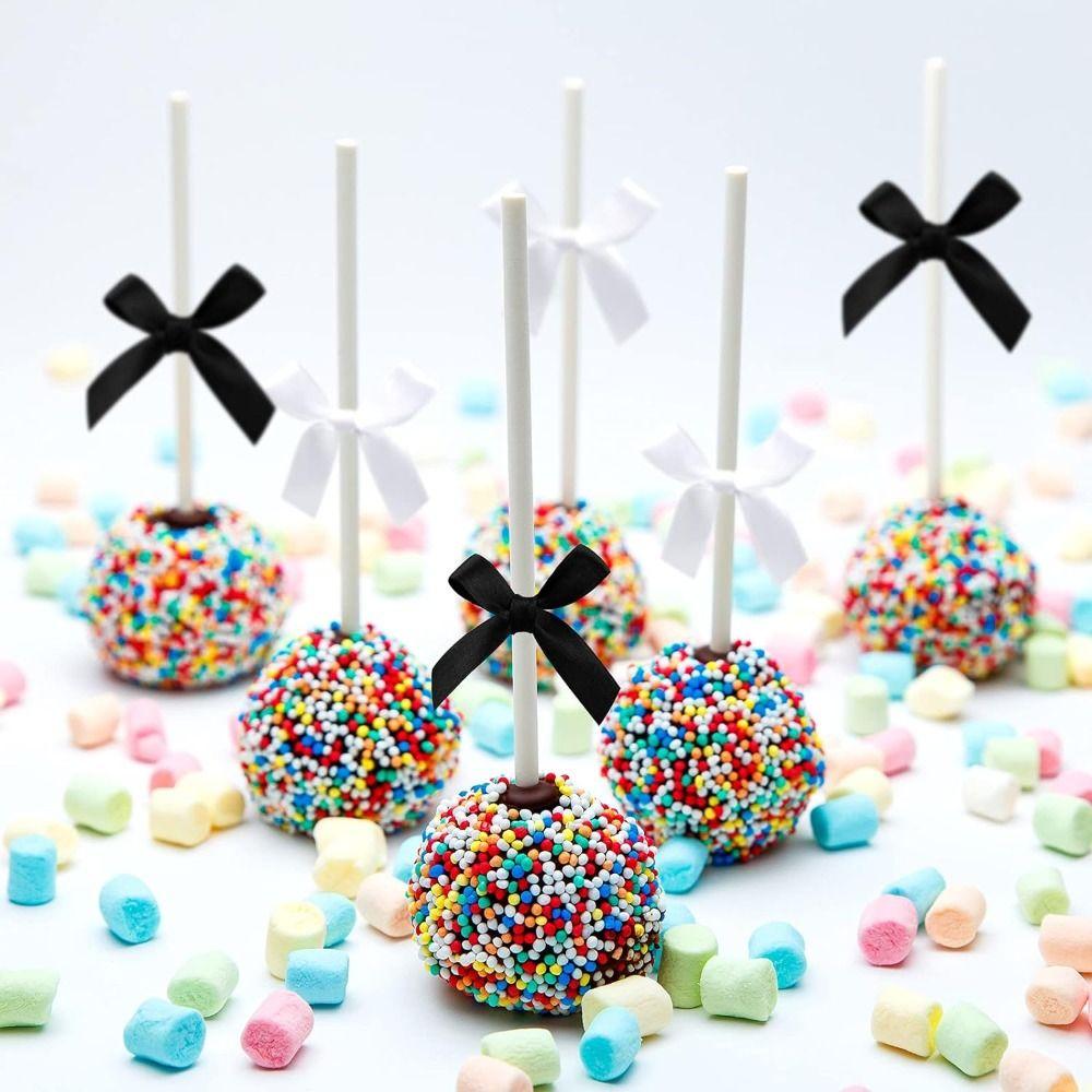 New Party Favors Twist Tie Bows Wedding Solid Color Gift Wrap Bows DIY Baby Shower Decorations Ribbon Bows