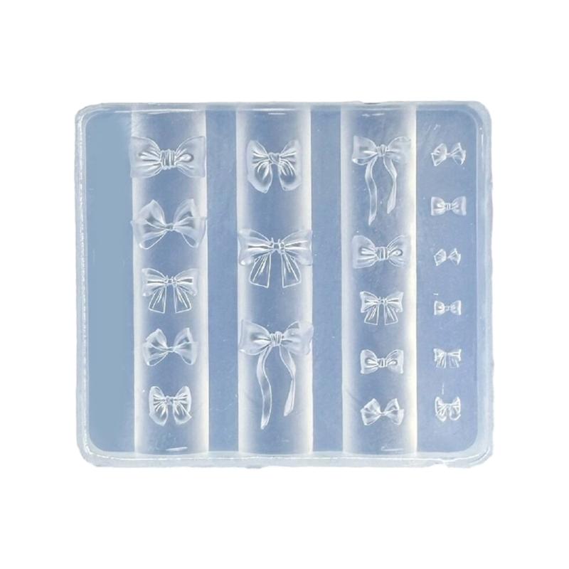 Nail Art Moulds Silicone 3D Template Nail Designing Tool Delicate Shape Silicone Handmade Molds for Manicure Creation