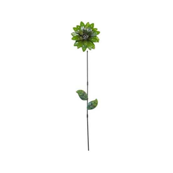 Metal Flower Garden Stake Decorative Flowers Yard Art for Spring Outdoor Yard Porch Lawn Pathway Pot Decoration