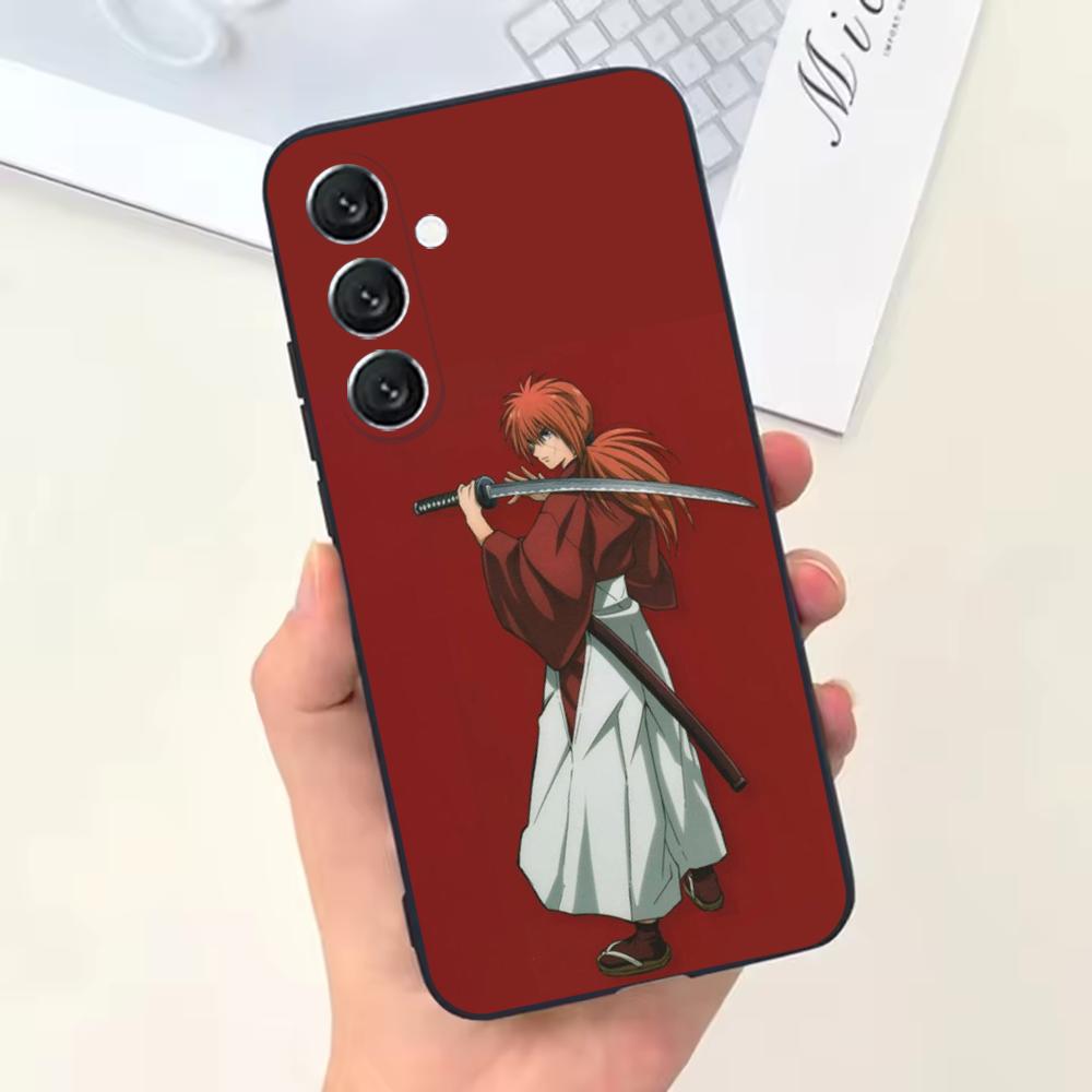 

R-Rurouni Kenshin Phone Case For Samsung Galaxy A13,A21s,A22,A31,A32,A52,A53,A71,A80,Soft Black Shell Samsung a20s