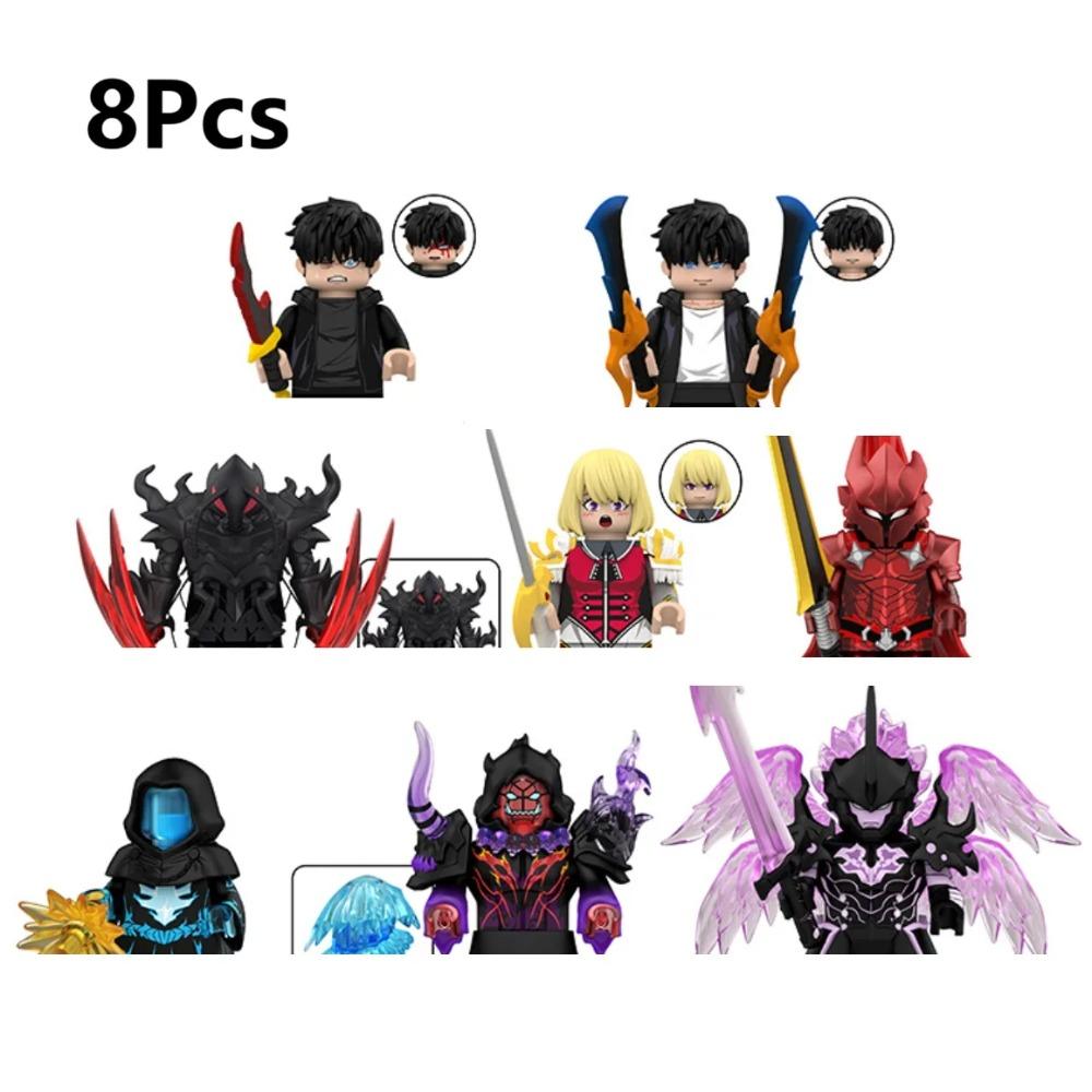 New WM6220 WM6221 Solo Leveling Set Building Blocks Sung Jin Woo Mini Action Figure Toys