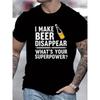 Men'S Summer Apparel Including Golf And Soccer Outfits, Halloween Costumes, And T-Shirts. One Notable Item Is The Graphic Tee That Says, "I Make Beer
