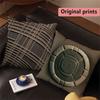 Neutral Tone Embossed Texture Throw Pillow Covers Pattern Cushion Cover Suitable for Sofa Bedroom Car Pillow Cover