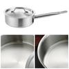 Stainless Steel Pot with Sunken Anti-Overflow Lid Corrosion-resistant Frying Pan Even Heat Skillet Induction Cooking Pan Kitchen Essential for