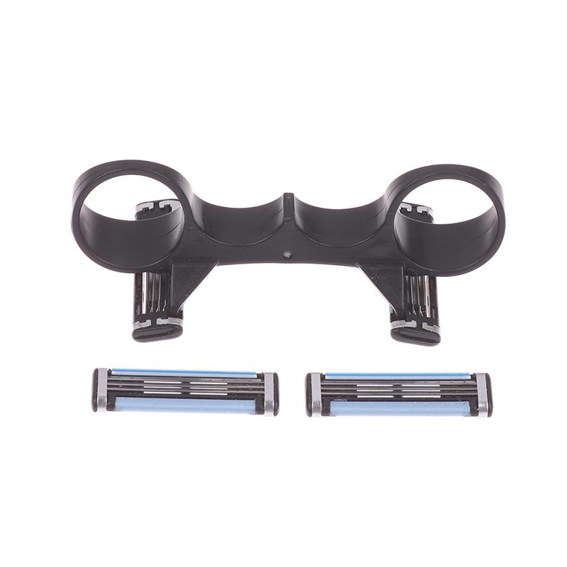 Bald Head Shaver Tool Double-Sided Razor Head Shaving Aid For Smooth Head Haircut Washable Safety Razor Accessory