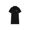 New MLB Short Sleeved Dress Women's Black 3FOPH0133-43BKS