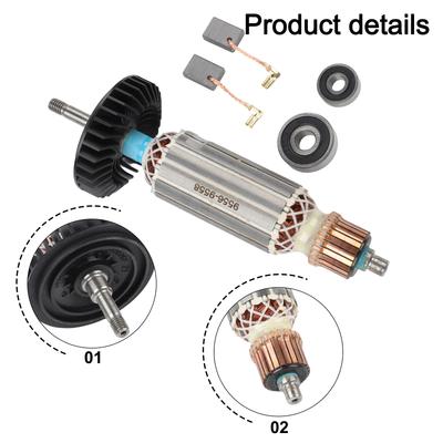 Newest Reliable Tools Armature Rotor Rotor 9558NB 9558HN 9558PB High Quality 9556HN 9557NB 9558 9556NB Accessories