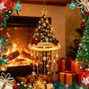 Decorative Holiday Lights Lighted Christmas Ceiling Hanging Decor, Pre-Lit Tree Bell Pendant with Winter Seasonal Landscaping Warm LED, Porch Doorway