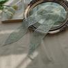 Korean temperament retro lace belt headband long ribbon decorative scarf ins small silk scarf necklace silk scarf women