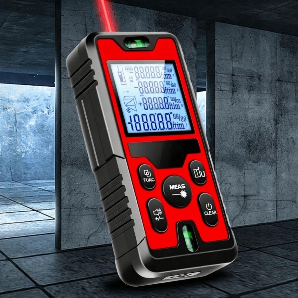 High Precision Laser Rangefinder Rechargeable Laser Range Finder  Construction Site