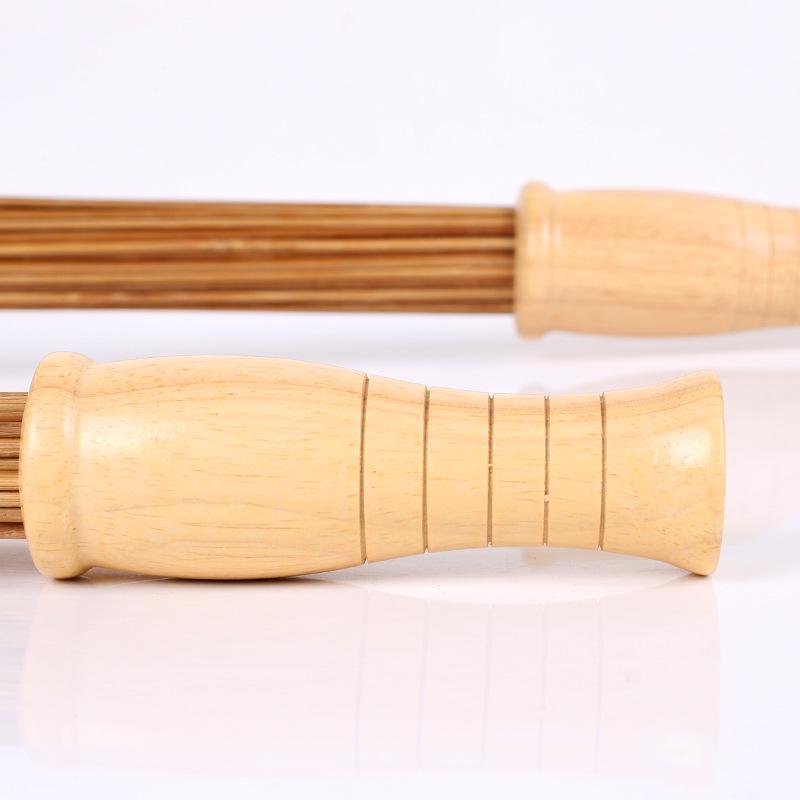 Bamboo Meridian Scraping Stick and Massage Hammer