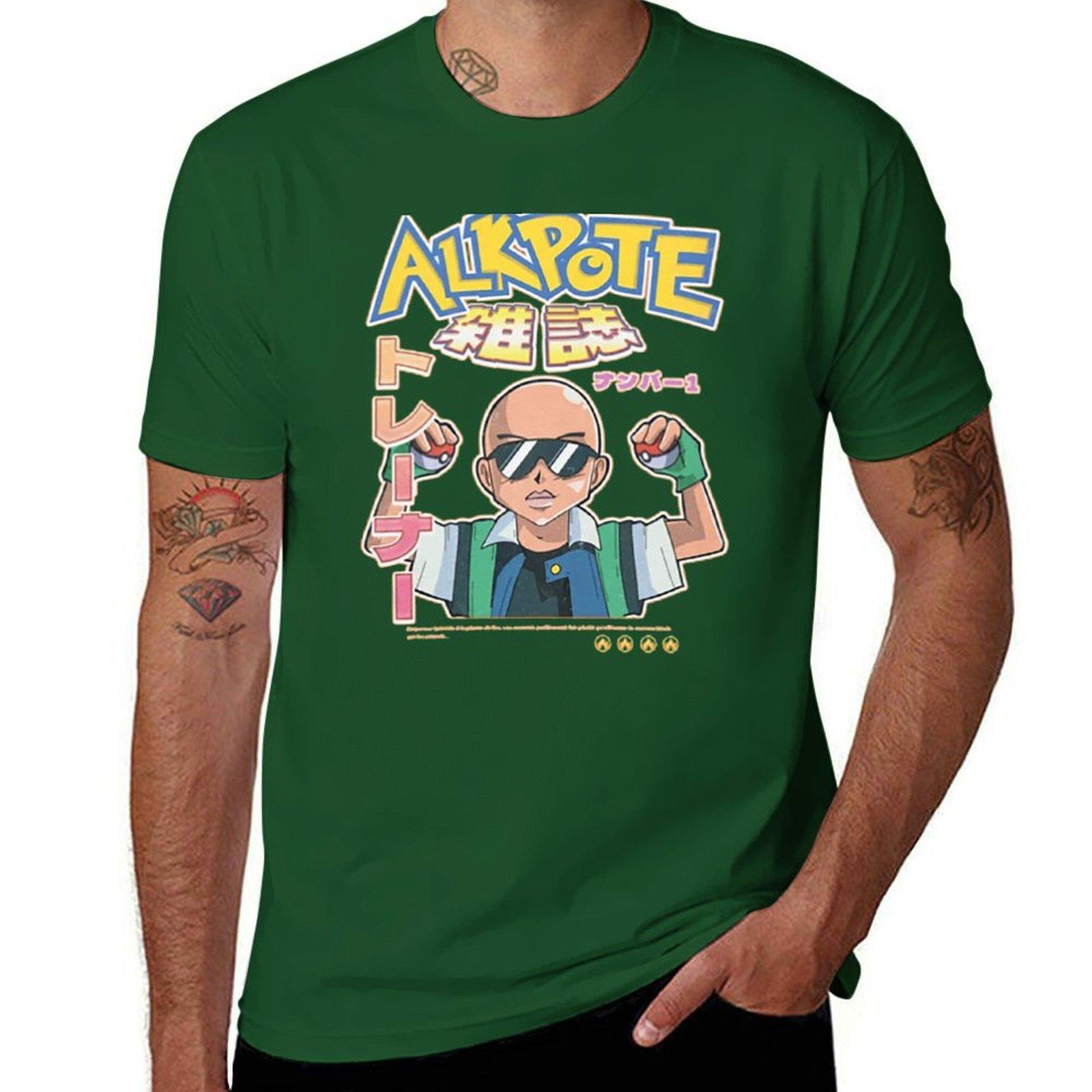 

Alkpote pokepote classique T-Shirt for a boy vintage kawaii clothes vintage clothes big and tall t shirts for men 4XL