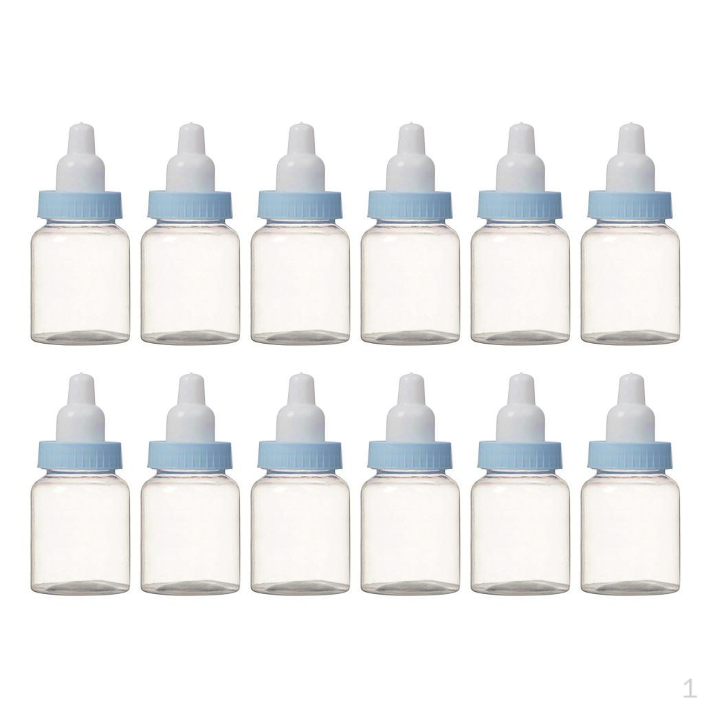 12 Candy Bottle Baby Shower Gift Baptism Package (Blue / Pink)