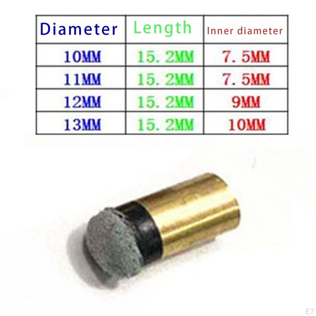 Pool Cue Tips Set with Brass Ferrules