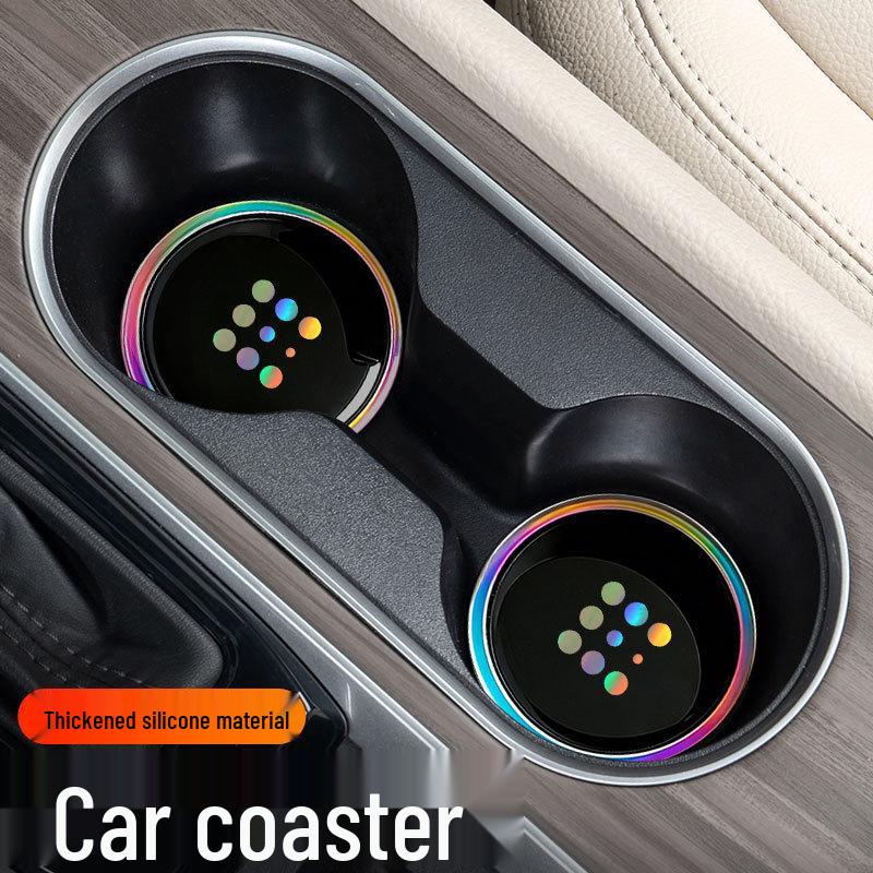 Blue Current E5/E3 Car Interior Silicone Coaster