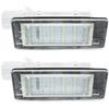 Renault Captur Espace IV Fluence Modus FL Scenic II III LED Kennzeichenbeleuchtung 2er Set